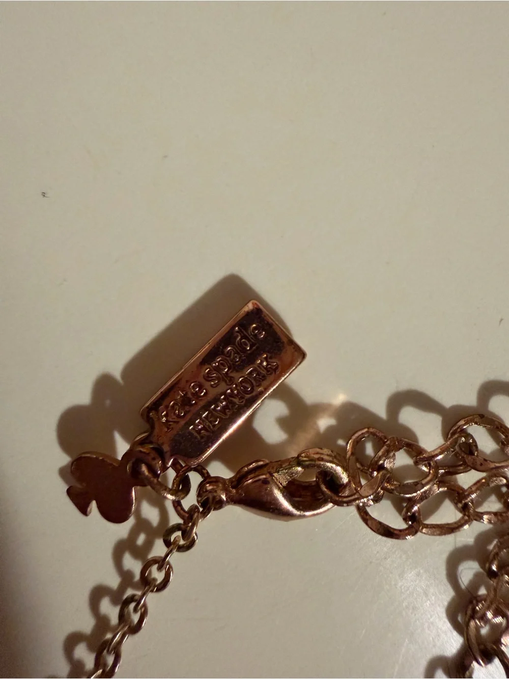 Kate Spade Delicate Rose Gold Pendant Necklace